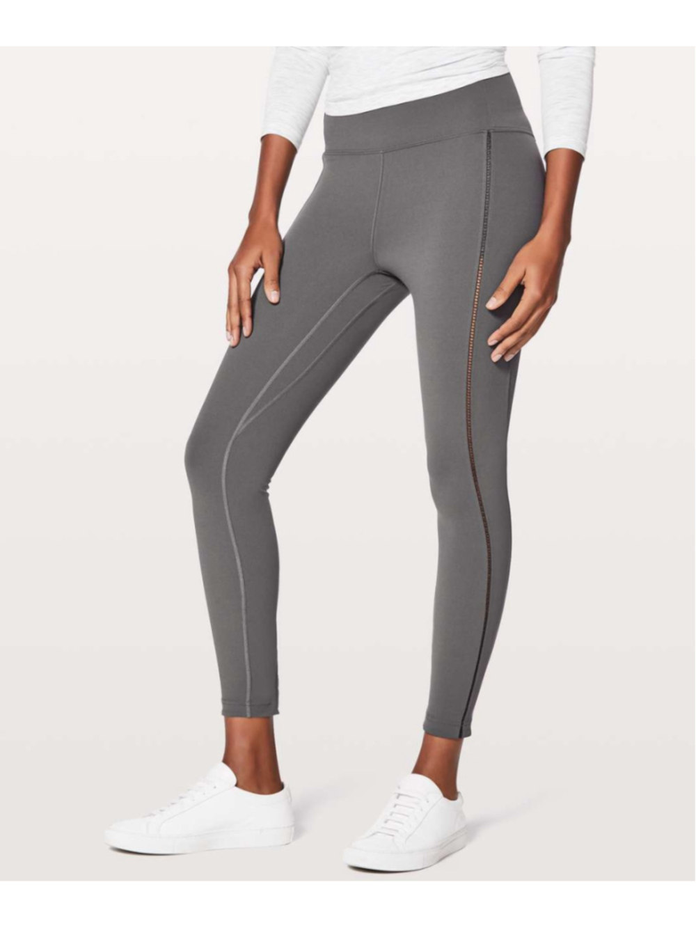 Lululemon Create Your Calm 7/8 Tight 25" Dark Shadow sz 10